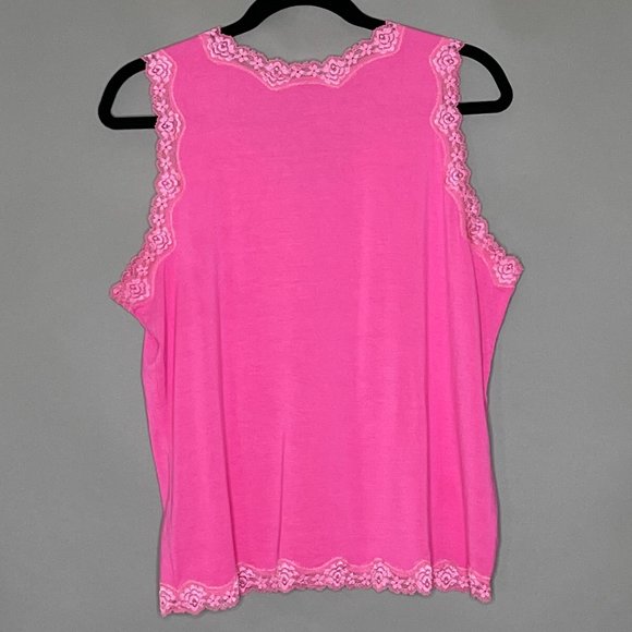 Hillard & Hanson Pink Tank Top‎ Size XL . - Picture 3 of 9